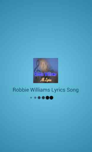 Robbie Williams Lyrics Song 4