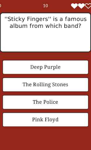 ROCK QUIZ - SONGS AND ARTISTS 3