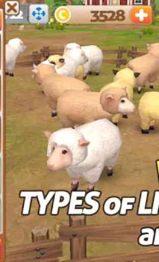 Sheep Cow farm 3D 4