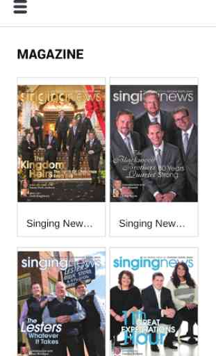 Singing News Magazine 1