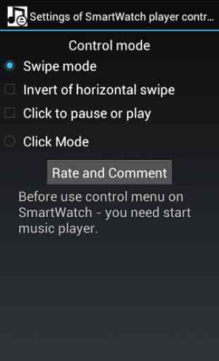 SmartWatch Player Control 2
