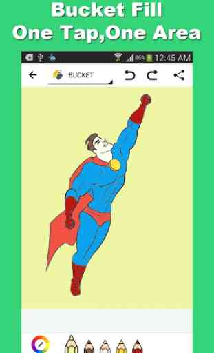 Super Hero Coloring Easy Kids 1