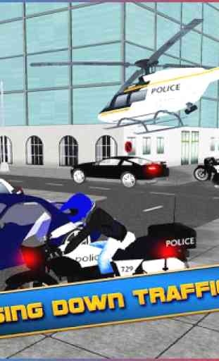Traffic Police Bike Chase 3D 2