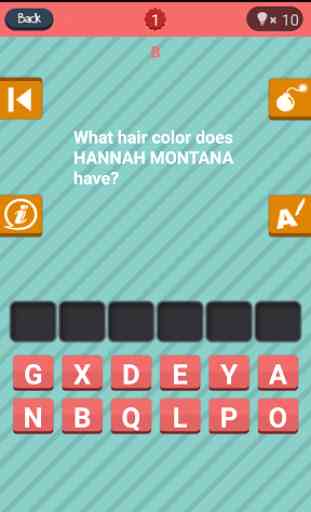 Trivia Quiz for Hannah Montana 1