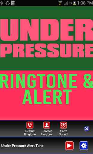 Under Pressure Ringtone 2