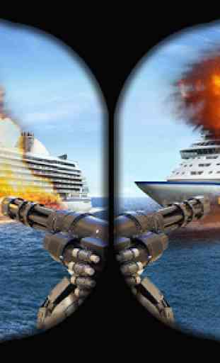 VR Warship Battle - Defence 3D 1