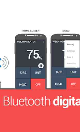 Weight display bluetooth scale 1
