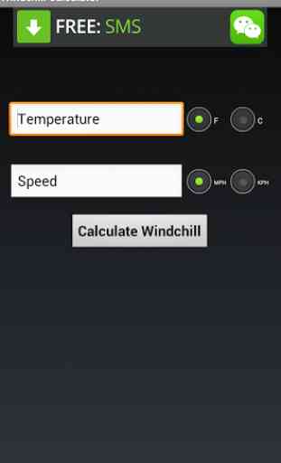 Windchill Calculator 2