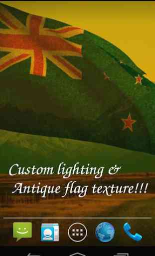 3D New Zealand Flag LWP 4