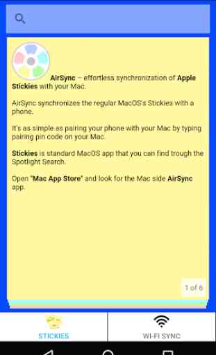AirSync for Apple Stickies 1
