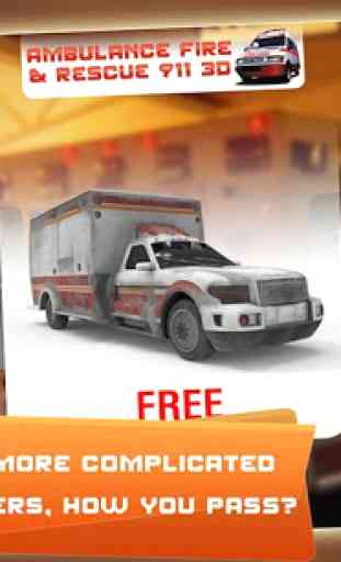 Ambulance Fire & Rescue 911 3D 4