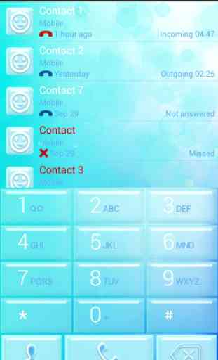 Baby Blue Theme For ExDialer 1