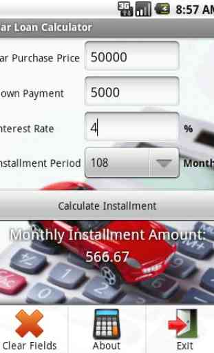 Car Loan Calculator 2