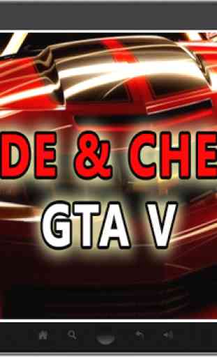 Cheats and guide of the GTA 5 4