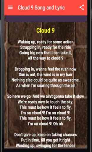 Cloud 9 Song and Lyric 2