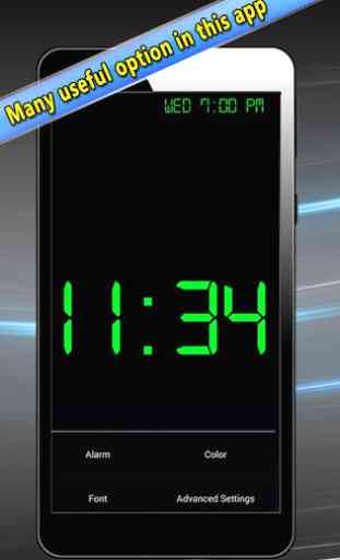 Digital Clock Widget NightMode 2