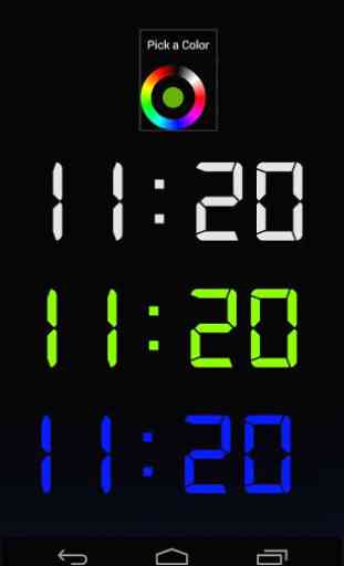 Digital Clock Widget NightMode 4