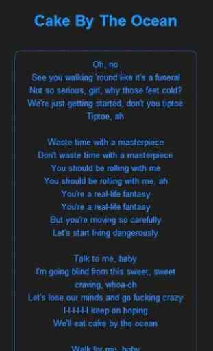 DNCE music lyrics 2