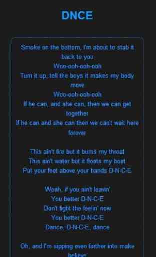 DNCE music lyrics 3