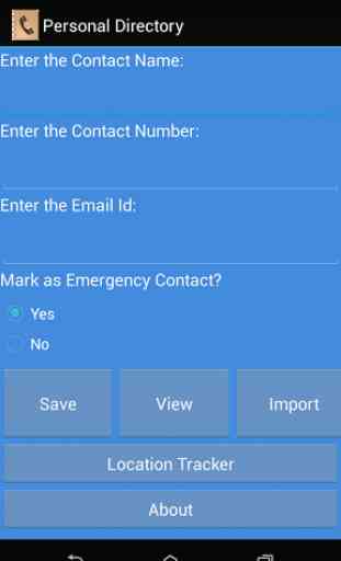 Emergency Contact Directory 1