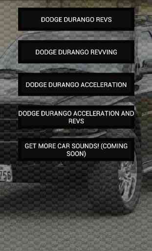 Engine sounds of Dodge Durango 1