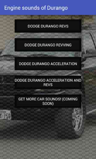 Engine sounds of Dodge Durango 2