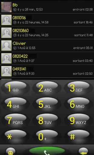 exDialer Gold Theme 1