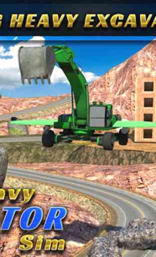 Flying Heavy Excavator Sim 4