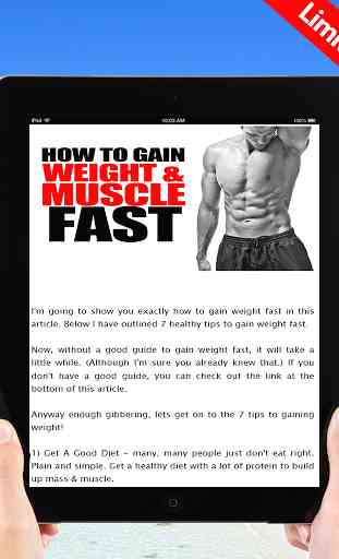 Gain Weight & Muscle FAST 4