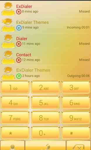 Gold Theme for ExDialer 2