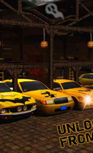 Halloween Car Taxi Monster 3D 1