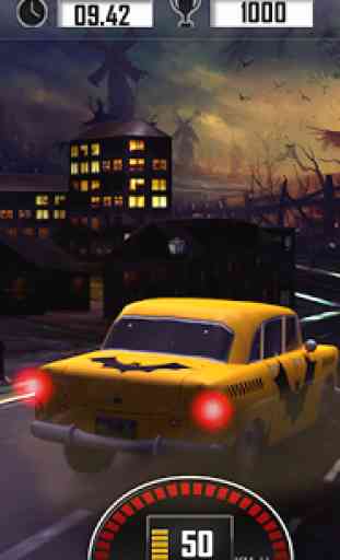 Halloween Car Taxi Monster 3D 2