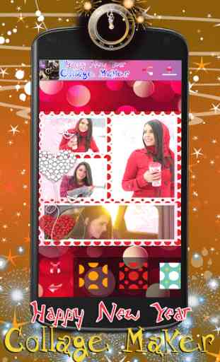 Happy New Year Collage Maker 4