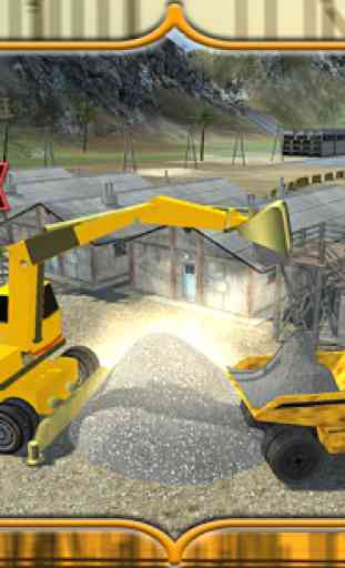 Heavy Excavator Sand Truck 3D 1