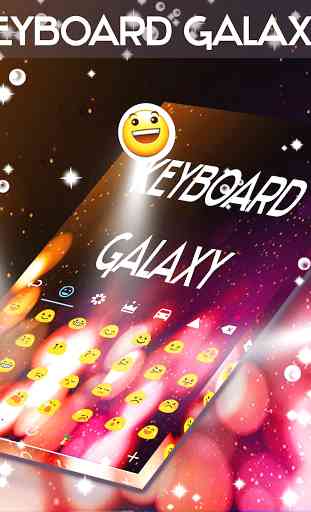 Keyboard Galaxy for Emoji 3