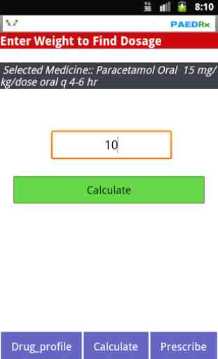 Kids Drug Dosage Calc - PaedRx 2
