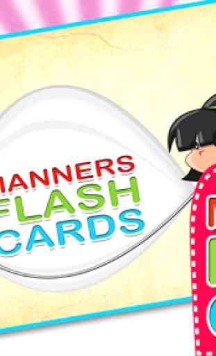 Kids Manners Flash Cards 1