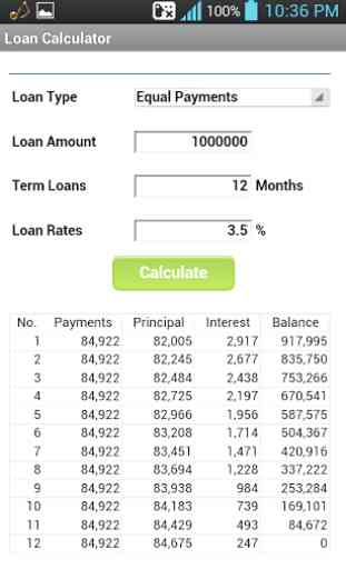 Loan Calculator - PRO 2
