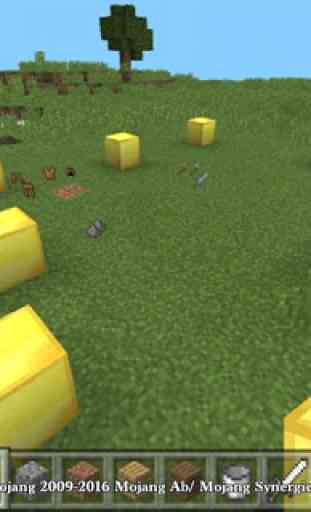 Lucky Gold Blocks Mod for MCPE 1