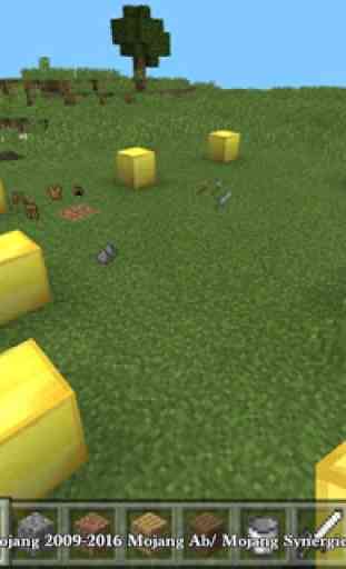 Lucky Gold Blocks Mod for MCPE 4