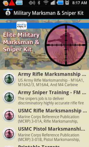 Military Marksman & Sniper Kit 1