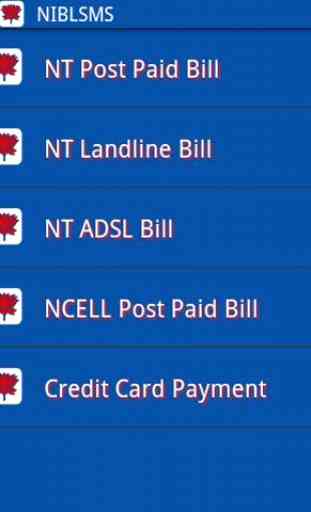 NIBL Mobile (SMS) Banking 4