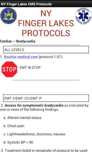 NY Finger Lakes EMS Protocols 2