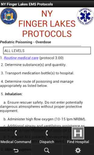 NY Finger Lakes EMS Protocols 4
