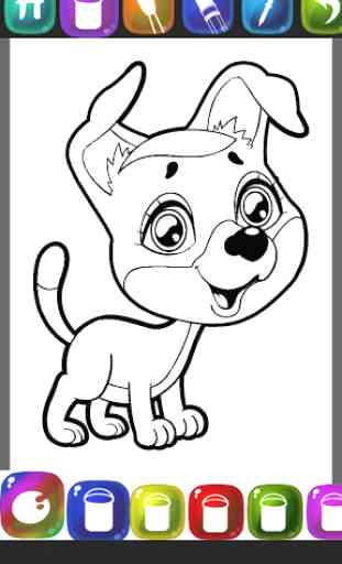 Puppy Coloring Book 4