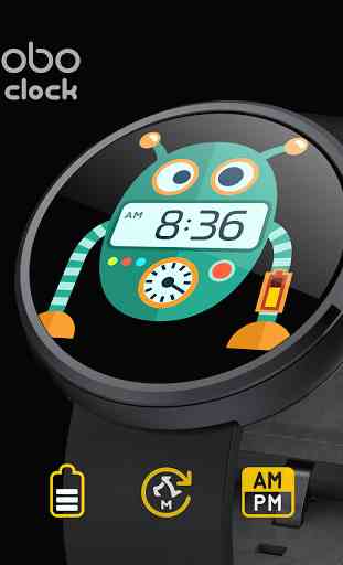 RoboClock Animated Watch Face 1