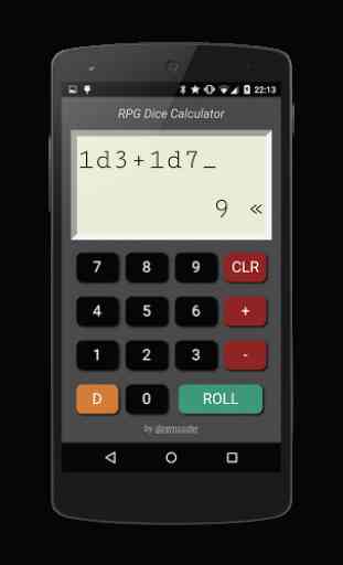 RPG Dice Calculator 2