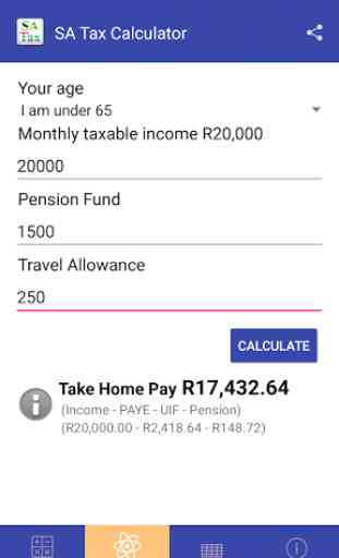 SA Tax Calculator 2
