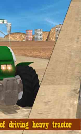 Sand Tractor Transporter Sim 3