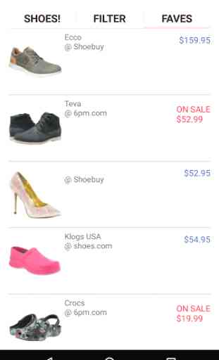Shoe Shopping App 3